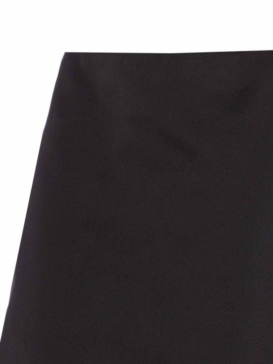 25FW 알렉산더 맥퀸 미디 스커트 832556QEAGH1000 Black - ALEXANDER MCQUEEN