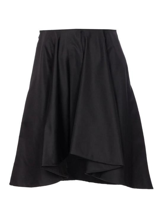 25FW 알렉산더 맥퀸 미디 스커트 832556QEAGH1000 Black - ALEXANDER MCQUEEN