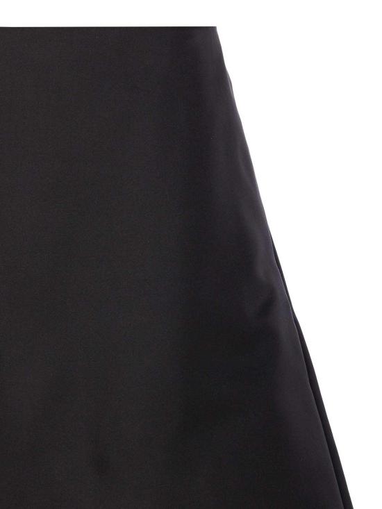 25FW 알렉산더 맥퀸 미디 스커트 832556QEAGH1000 Black - ALEXANDER MCQUEEN