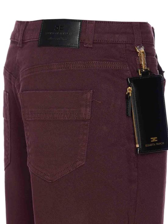  엘리자베타프랜치 스트레이트 팬츠 PJ04D56E2EA4 Blue - ELISABETTA FRANCHI