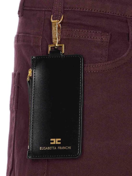  엘리자베타프랜치 스트레이트 팬츠 PJ04D56E2EA4 Blue - ELISABETTA FRANCHI