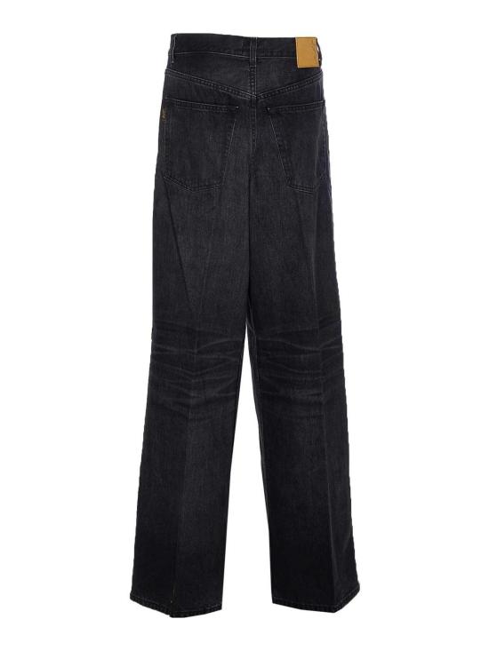 25FW 하이쿠레 스트레이트 팬츠 HEW03340DF173L0854 Black - HAIKURE