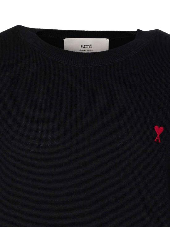 26SS 아미 ADC 크루넥 스웨터 HKS826001009 Black - AMI