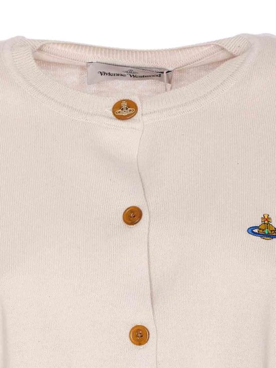  비비안웨스트우드 BEA 베아 크롭 가디건 1803002UY001VA402 White - VIVIENNE WESTWOOD