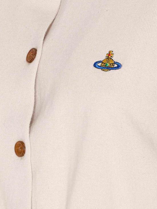  비비안웨스트우드 BEA 베아 크롭 가디건 1803002UY001VA402 White - VIVIENNE WESTWOOD