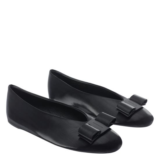 25FW 살바토레 페라가모 플랫 슈즈 784803 01K577NERO Black - SALVATORE FERRAGAMO