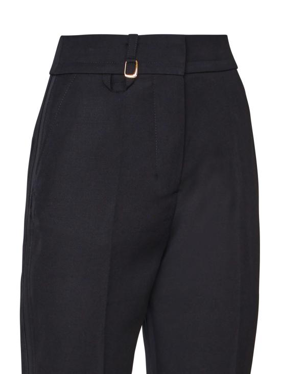 25FW 자크뮈스 스트레이트 팬츠 243PA038 1333990 Black - JACQUEMUS