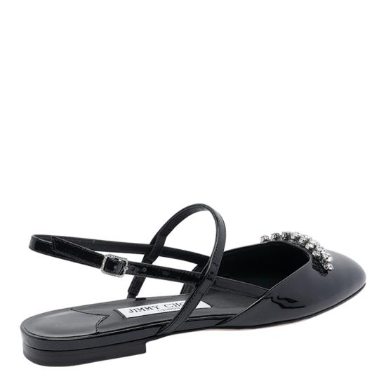 25FW 지미추 플랫 슈즈 BELINDA SB FLAT PATBLACK Black - JIMMY CHOO