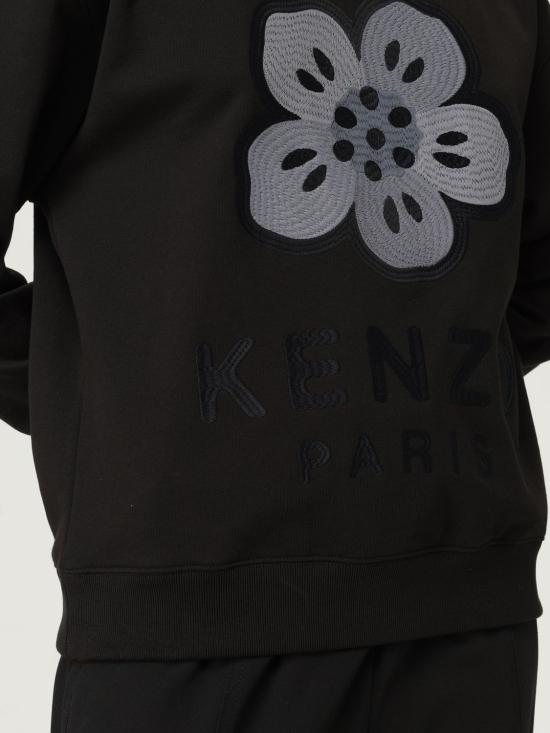 25FW 겐조 스웨터 FF62SW2554MF 99J Black - KENZO