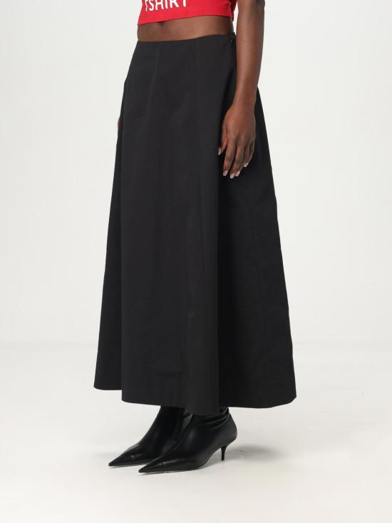 25FW 발렌시아가 데님 스커트 814357TBP01 1000 Black - BALENCIAGA