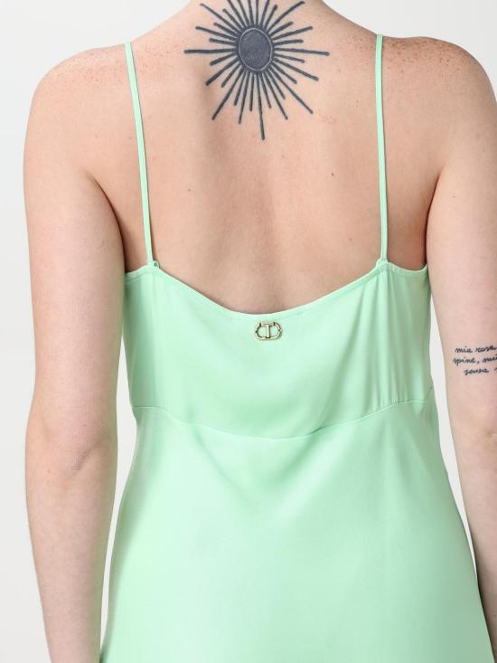 25FW 트윈셋 롱 원피스 251TP2653 12080 Green - TWINSET