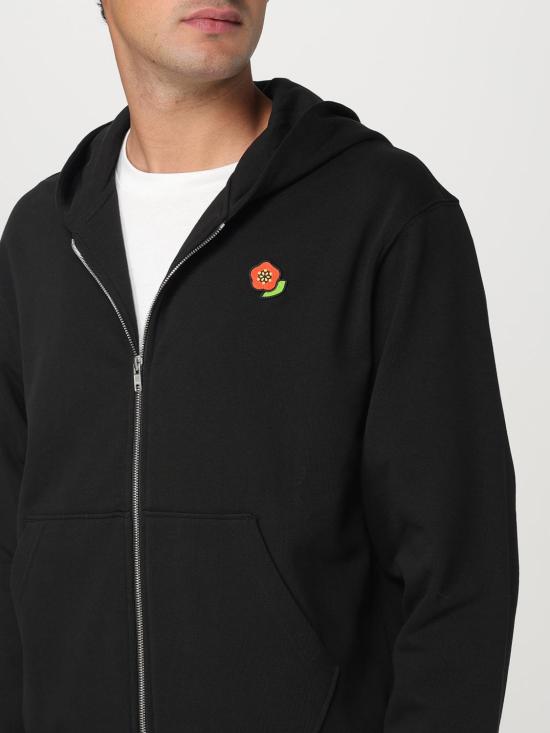 25FW 겐조 집업 니트 FF55SW2664MF 99J Black - KENZO