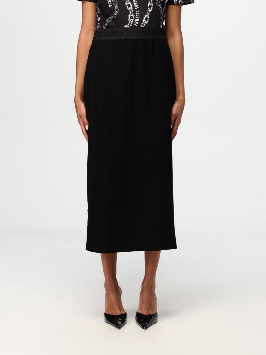 25FW 베르사체 스커트 77HAE806N0230 899 Black