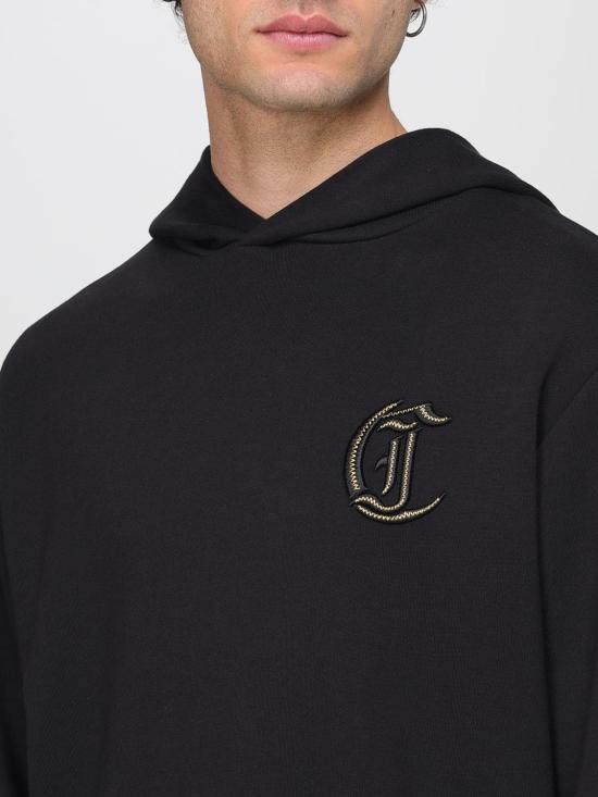 25FW 저스트까발리 긴팔 티셔츠 78OAIT13CF500 899 Black - JUST CAVALLI