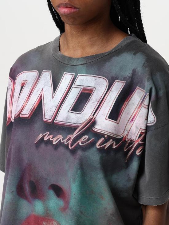 25FW 돈답 반팔 티셔츠 DS034JF0350DIV4 920 Grey - DONDUP