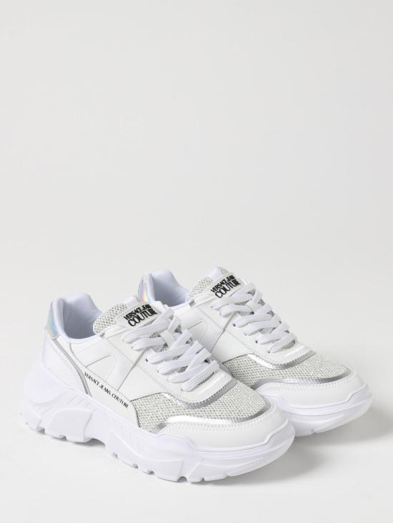 25FW 베르사체 뮬/슬리퍼 78VA3SC4ZPB07 LA3 White - VERSACE