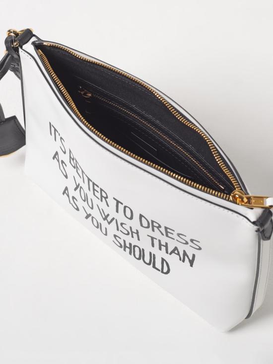 25FW 모스키노 클러치/파우치 MC5310PP1MOM0 10A White - MOSCHINO