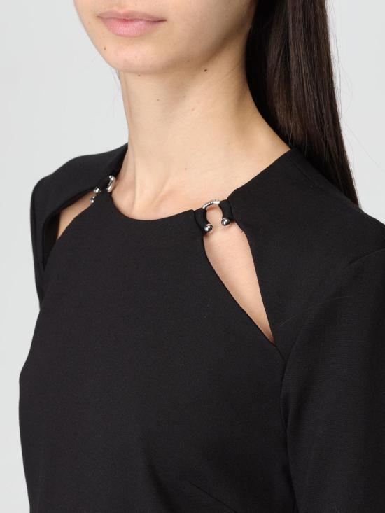 25FW 키아라 페라그니 숏 원피스 77CBO926J0092 899 Black - CHIARA FERRAGNI