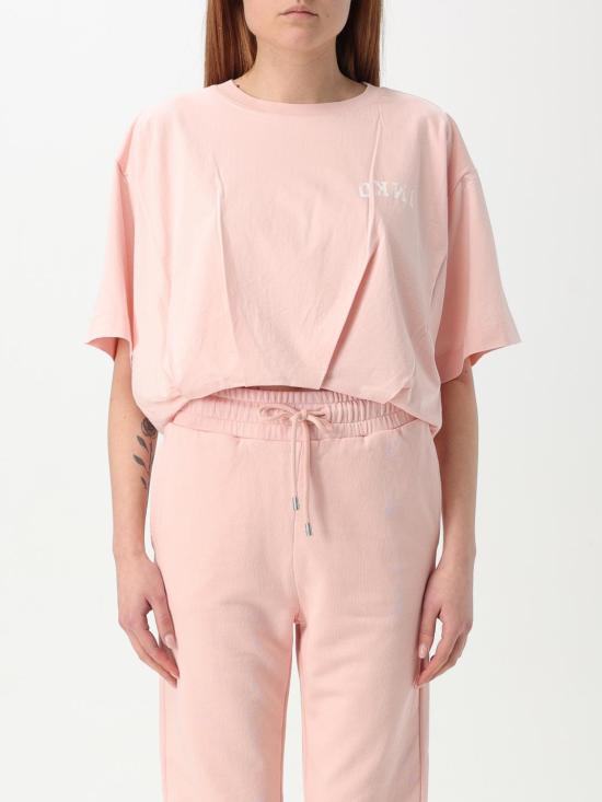 25FW 핑코 반팔 티셔츠 104257A2C0 P67 Pink