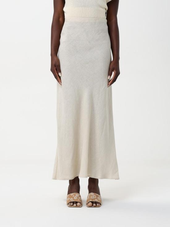 25FW 트윈셋 롱 스커트 251TF2014 07019 Sand