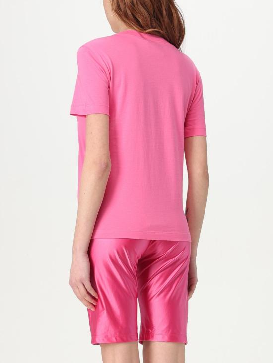 25SS 베르사체 반팔 티셔츠 78HAHE05CJ00E 494 Pink - VERSACE