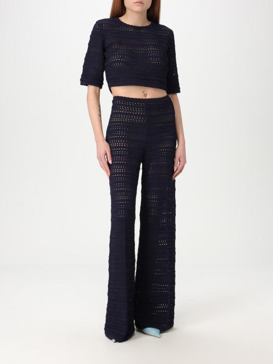 25FW 트윈셋 팔라초 팬츠 251TP3193 00238 Blue - TWINSET