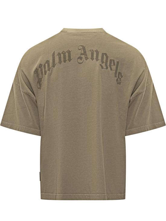 25FW 팜앤젤스 반팔 티셔츠 PMAA10HF25JER001 5852 ARMY GREEN - PALM ANGELS