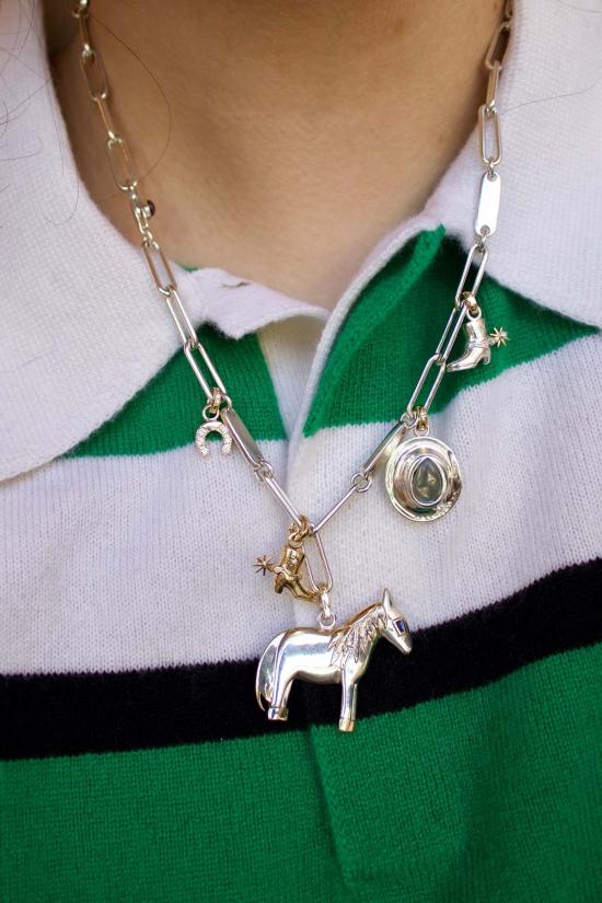  스코샤 이어링 말굽 매력 - SCOSHA