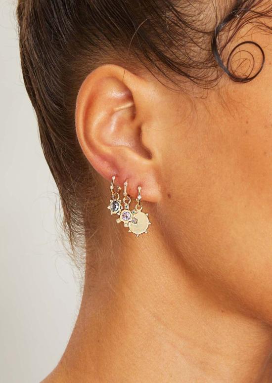  스코샤 목걸이/팬던트 다이아몬드 선빔 메달리온 참 - SCOSHA