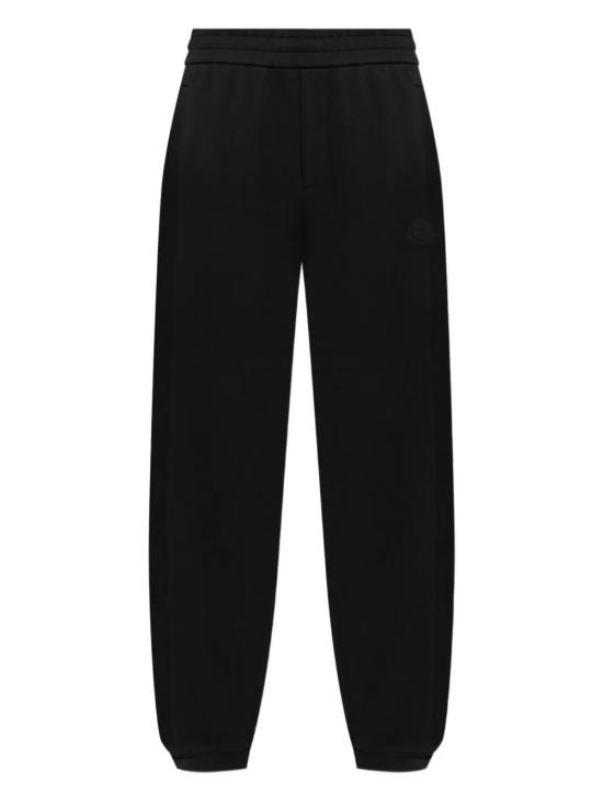 25FW 몽클레어 로고 패치 코튼 스웨트팬츠 8H0000289AZY999 BLACK DOM