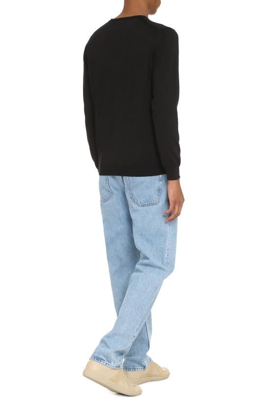  디 알파벳 스웨터 TCGRU5140GIZA 88GI black - THE ALPHABET