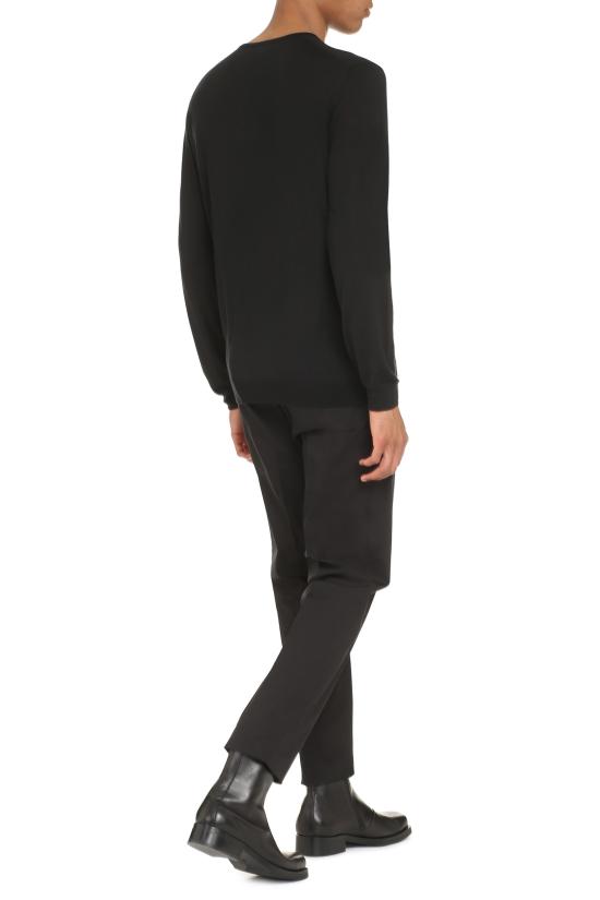  디 알파벳 스웨터 TCGRU3135CASHSILK NERO black - THE ALPHABET