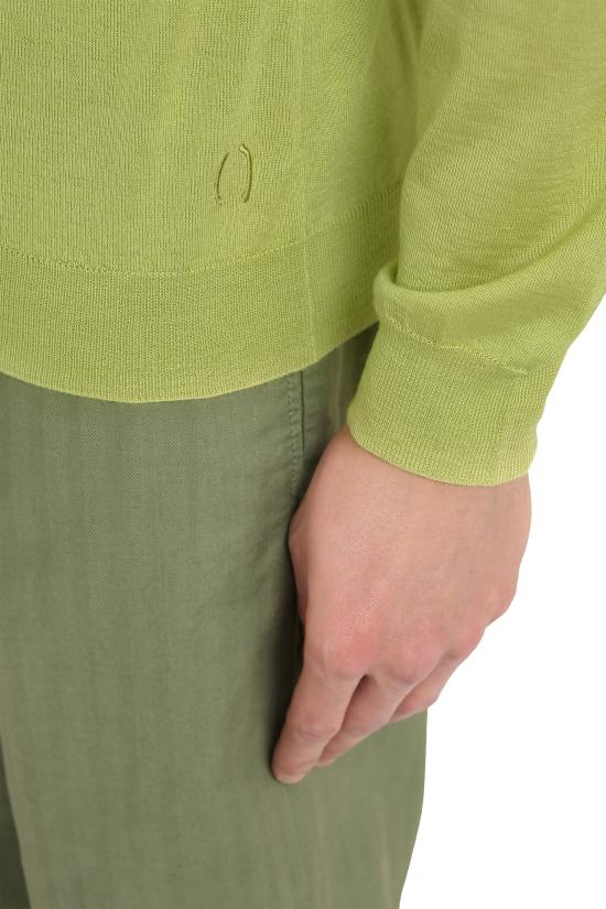  디 알파벳 스웨터 TCGRU3135CASHSILK 203 green - THE ALPHABET