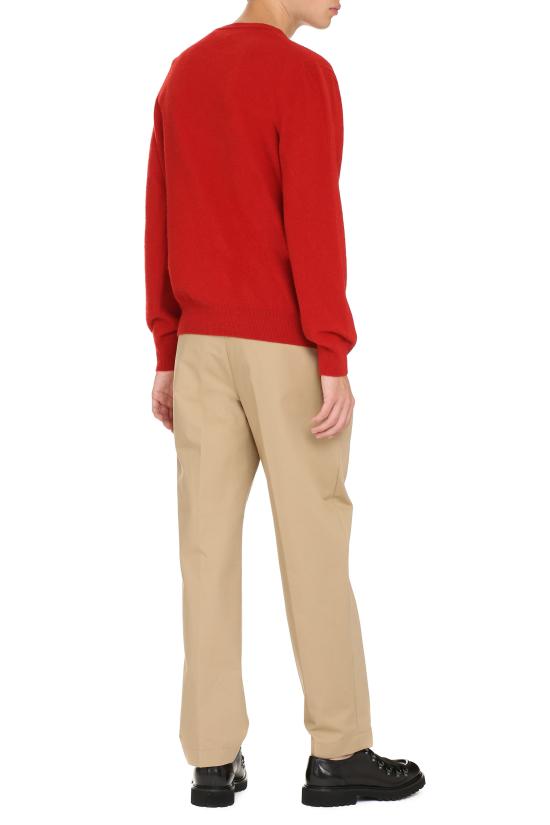  디 알파벳 스웨터 TCGRU3001AGRLAMBCASH 200580 red - THE ALPHABET