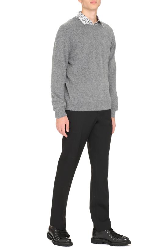  디 알파벳 스웨터 TCGRU3001AGRLAMBCASH 200151 grey - THE ALPHABET