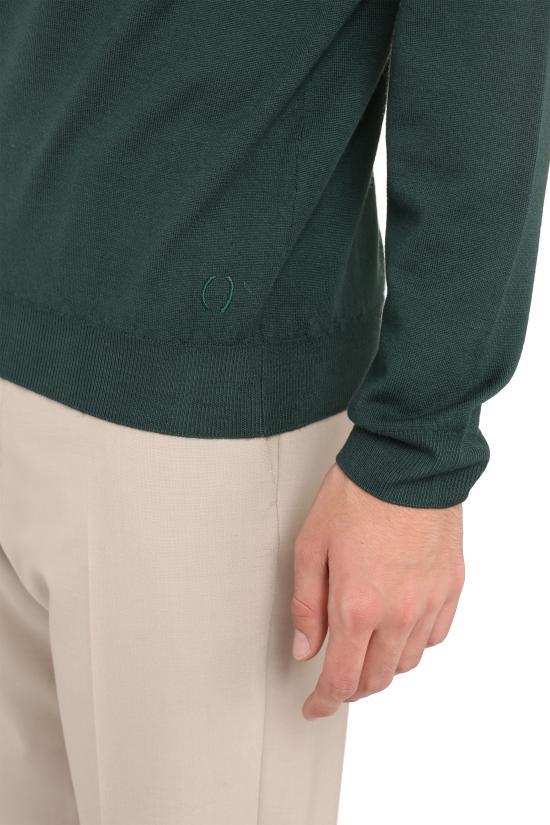  디 알파벳 스웨터 TCGRU2101RMERICASH 52307 green - THE ALPHABET