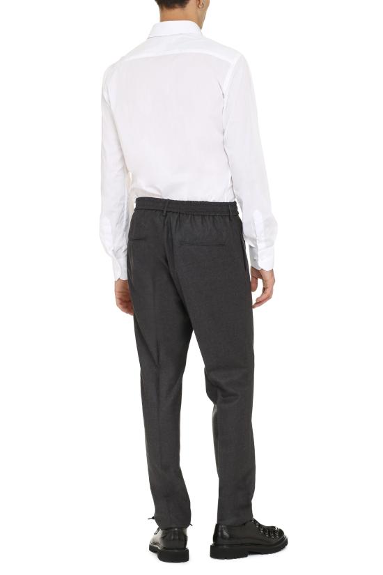  디 알파벳 긴팔 셔츠 0639TIRRENO 700 White - THE ALPHABET