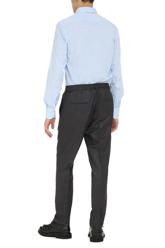  디 알파벳 긴팔 셔츠 0624LEADER V124 Blue - THE ALPHABET