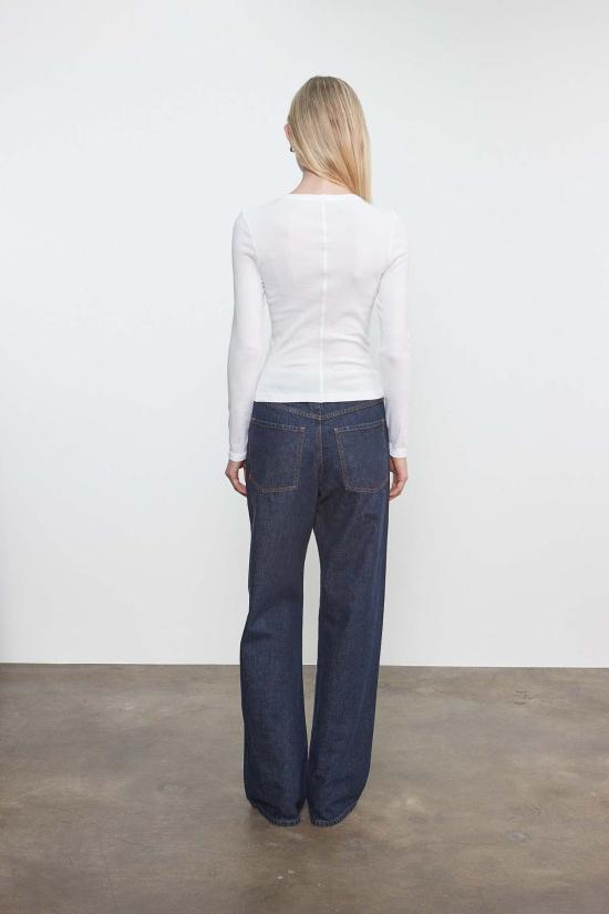  엔자 코스타 긴팔 티셔츠 수피마 코튼 뉴 클래식 롱/슬림 티셔츠 - ENZA COSTA