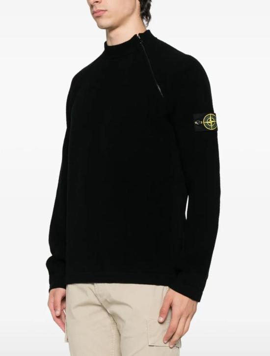 25FW 스톤 아일랜드 스웨터 K2S155100073S00A4V0029 Black - STONE ISLAND
