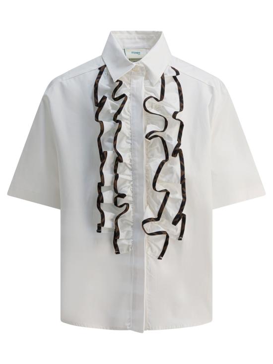 25FW [키즈] 펜디 셔츠 JFC136AEXZF0TU9 White