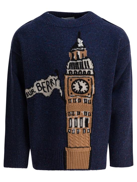 25FW [키즈] 버버리 니트/스웻셔츠 8109516 Blue