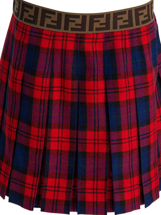 25FW [키즈] 펜디 스커트 JFE182AUKJF1SAX Red - FENDI
