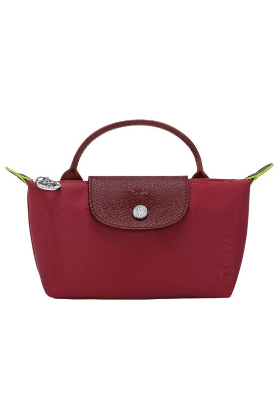 25FW 롱샴 르 플리아쥬 핸들 파우치  34175919P98 POMEGRANATE DOM