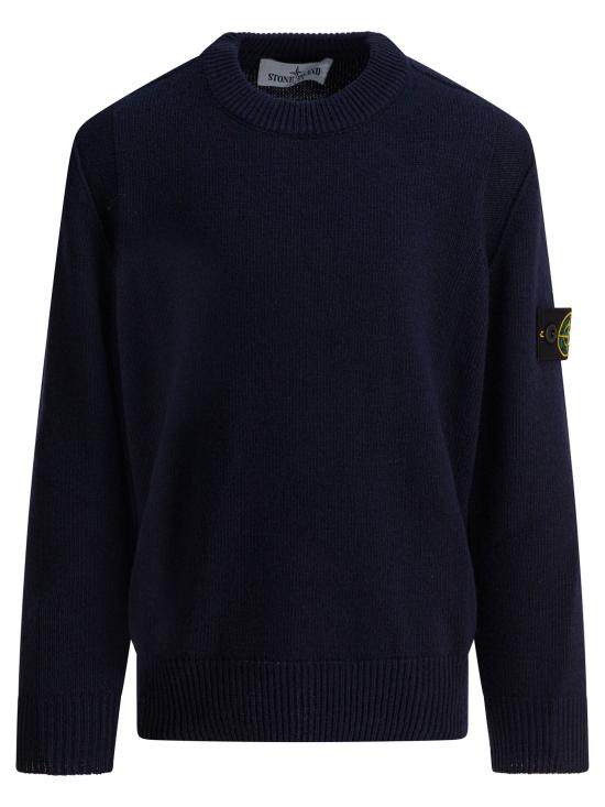 25FW [키즈] 스톤 아일랜드 캐시미어 니트 5100002S00M1V0020 Blue