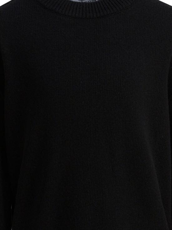 25FW [키즈] 스톤 아일랜드 캐시미어 니트 5100002S00M1V0029 Black - STONE ISLAND