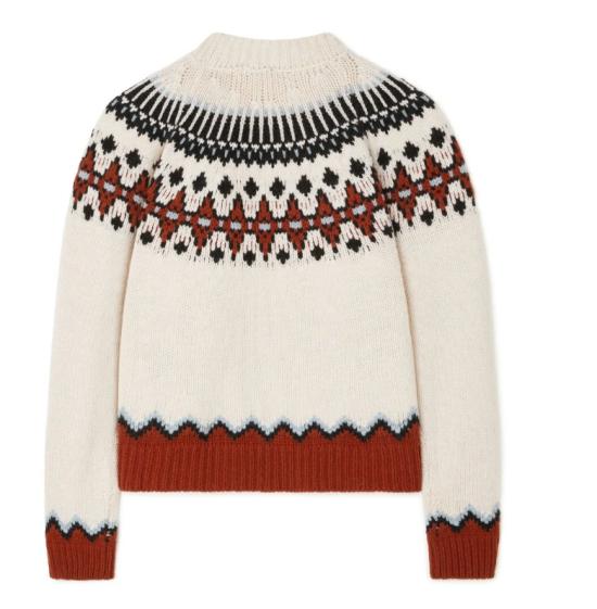 25FW 알라누이 스웨터 LWHE061E25KNI001 0F27 BRICK MULTICOLOR - ALANUI