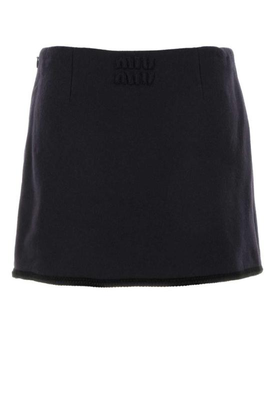 25FW 미우미우 스커트 MG2054S23212U5 F0008 Black - MIU MIU