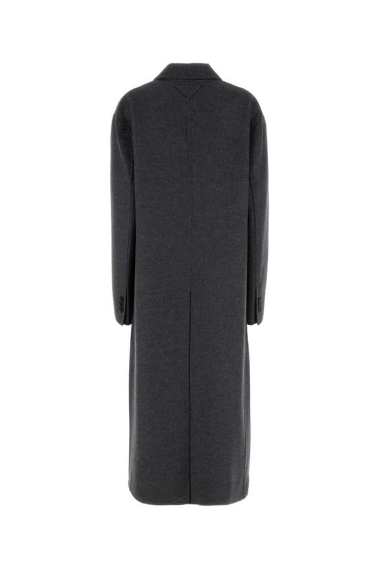 25FW 프라다 더블브레스트 더블 캐시미어 울 코트 P617SSOOO179B F0480 GREY - PRADA