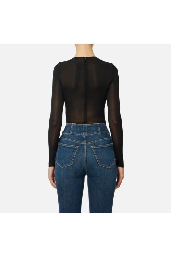 25FW 엘리자베타프랜치 바디수트 티셔츠 BO01657E2110 Black - ELISABETTA FRANCHI